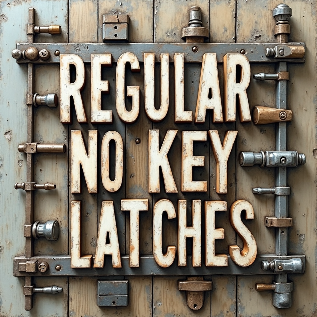Regular No Key Latches